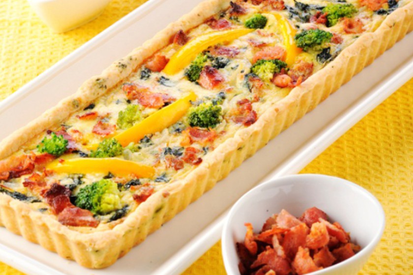 Bacon Broccoli Quiche Recipe