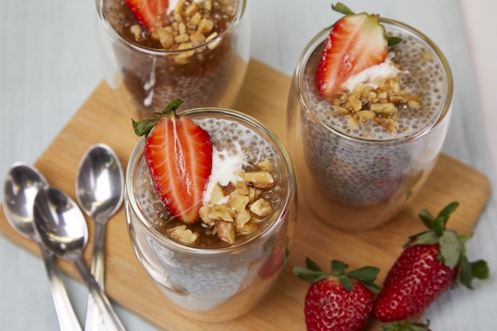 Chia-Tapioca Pudding with Agave Syrup