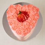 Luscious Pink Rose Layer Cake