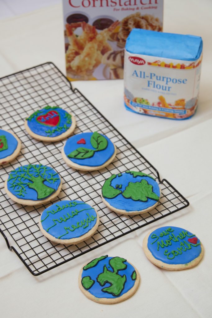 Earth Day Cornstarch Cookies