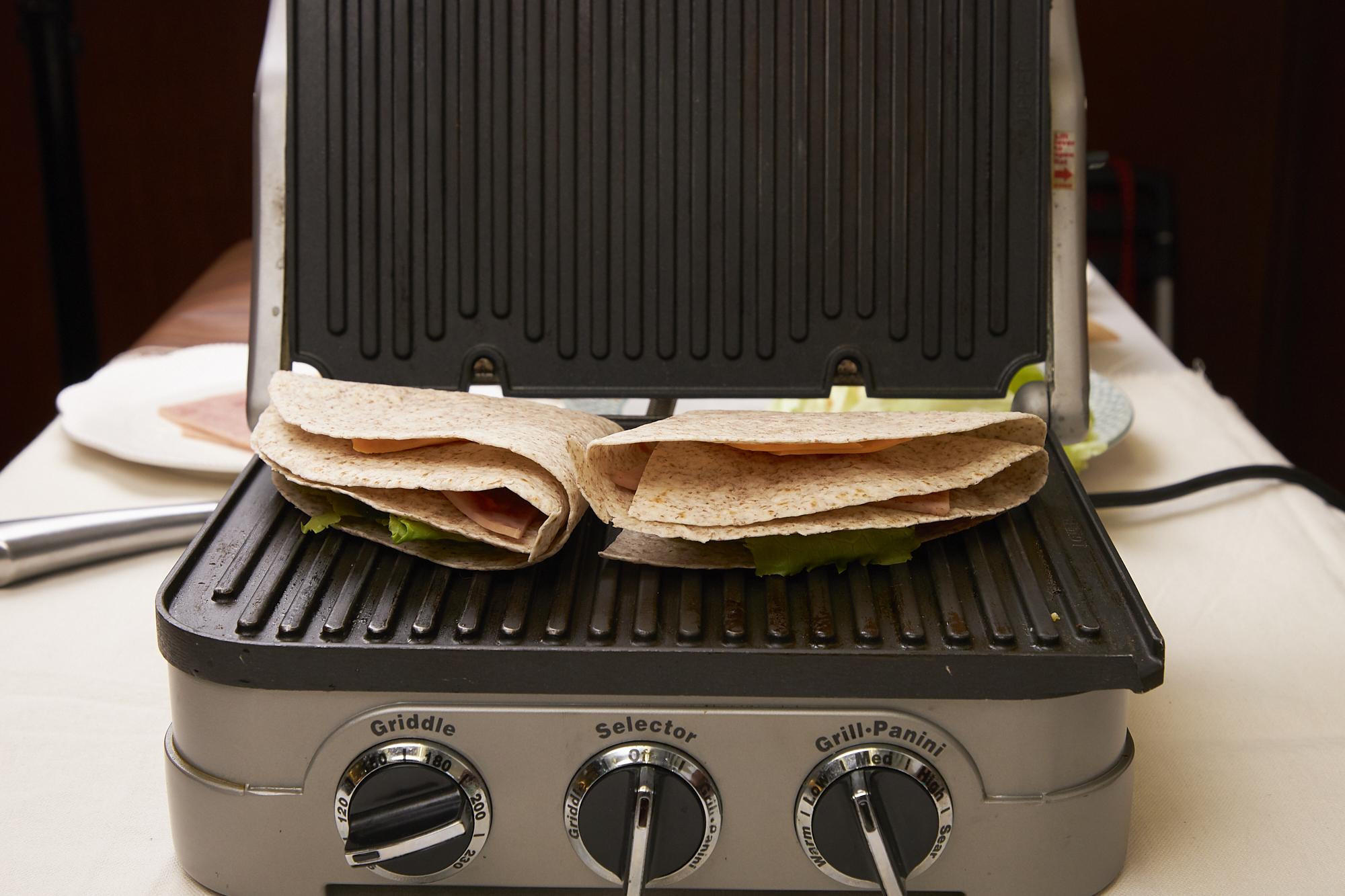 Ham And Folded Tortilla Sandwich | New Gen Baker